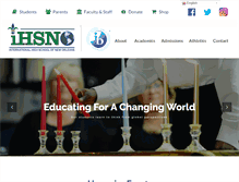 Tablet Screenshot of ihsnola.org